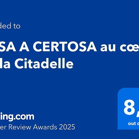 Casa A Certosa Au Coeur De La Citadelle Daire Bastiya Dış mekan fotoğraf